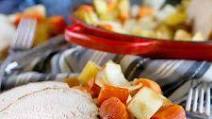 Maple Glazed Pork Roast with Root Vegetables Maple Glazed Pork Roast with Root Vegetables