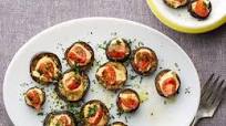 Zesty Eggplant and Hummus Rounds Zesty Eggplant and Hummus Rounds