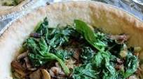 Egg White Quiche with Leeks, Spinach, Mushrooms and Feta Egg White Quiche with Leeks, Spinach, Mushrooms and Feta