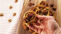 Spiced Walnut and Spinach Pinwheel Christmas Tree Spiced Walnut and Spinach Pinwheel Christmas Tree