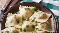 Homemade Italian Ravioli with Meat & Cheese Filling Homemade Italian Ravioli with Meat & Cheese Filling