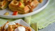 Caramel Apple Stuffed Waffles Caramel Apple Stuffed Waffles