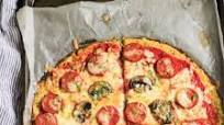Low-carb Pepperoni Cauliflower Pizza Crust Low-carb Pepperoni Cauliflower Pizza Crust