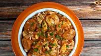Slow Cooker Chicken, Sausage, And Shrimp Jambalaya Slow Cooker Chicken, Sausage, And Shrimp Jambalaya