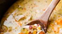 Slow Cooker Creamy Chicken & Corn Soup Slow Cooker Creamy Chicken & Corn Soup