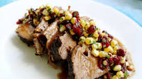 Pomegranate Brisket with Cranberry Succotash | The Nosher Pomegranate Brisket with Cranberry Succotash | The Nosher