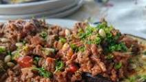 Healthy Grilled Eggplant Layered and Stacked with Herbed Ground Beef | A Quick mid-week meal Healthy Grilled Eggplant Layered and Stacked with Herbed Ground Beef | A Quick mid-week meal