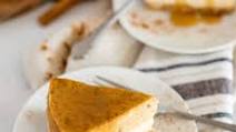 Instant Pot Layered Pumpkin Cheesecake with Maple Glaze Instant Pot Layered Pumpkin Cheesecake with Maple Glaze