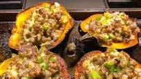 Squasage (Sausage-stuffed Squash) Squasage (Sausage-stuffed Squash)