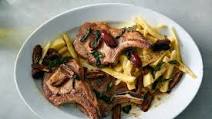 Pan-Seared Pork Chops With Sage, Dates and Parsnips Pan-Seared Pork Chops With Sage, Dates and Parsnips