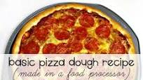 Basic Pizza Dough (made in food processor) Basic Pizza Dough (made in food processor)