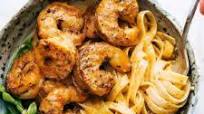 Red Pepper Fettuccine with Shrimp Red Pepper Fettuccine with Shrimp