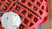 Red, White and Blue Waffles Red, White and Blue Waffles