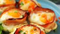 Air Fryer Bacon and Egg Cups Air Fryer Bacon and Egg Cups