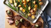 Sheet-Pan Steakhouse Dinner Sheet-Pan Steakhouse Dinner