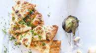 Baba Ganoush with Toasted Garlic-Herb Pitas Baba Ganoush with Toasted Garlic-Herb Pitas