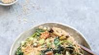 Vegetarian Japchae with Braised Eggs (Korean Sweet Potato Noodles) Vegetarian Japchae with Braised Eggs (Korean Sweet Potato Noodles)