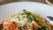 Salmon pasta with crème fraîche Salmon pasta with crème fraîche