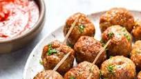 Air Fryer Chicken Meatballs With Parmesan Air Fryer Chicken Meatballs With Parmesan