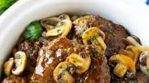 Slow Cooker Flank Steak in Mushroom Sauce Slow Cooker Flank Steak in Mushroom Sauce