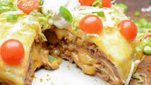 Ninja Foodi or Air Fryer Taco Pie - Adventures of a Nurse Ninja Foodi or Air Fryer Taco Pie - Adventures of a Nurse