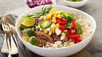 Pulled pork burrito bowl Pulled pork burrito bowl