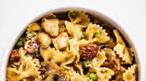 Farfalle with Chicken and Roasted Garlic Farfalle with Chicken and Roasted Garlic