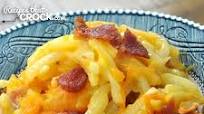 Crock Pot Cheesy Breakfast Casserole Crock Pot Cheesy Breakfast Casserole