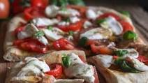 Easy No Yeast Pizza Caprese Easy No Yeast Pizza Caprese