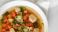 Low FODMAP Instant Pot Chicken & Potato Soup - Whole30 & Dairy Free Low FODMAP Instant Pot Chicken & Potato Soup - Whole30 & Dairy Free
