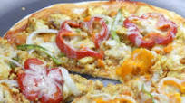 Chicken Veggie and Cheese Pizza| Chart Masala Recipe | Better than Fajita & Tikka Chicken Veggie and Cheese Pizza| Chart Masala Recipe | Better than Fajita & Tikka