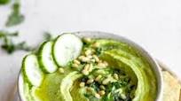 Basil Pesto Hummus Basil Pesto Hummus