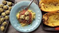 Skinny Turkey Meatballs with Spaghetti Squash | Healthy, Gluten-Free Skinny Turkey Meatballs with Spaghetti Squash | Healthy, Gluten-Free