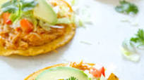 Instant Pot Chicken Tostadas with Chipotle Apricot Glaze Instant Pot Chicken Tostadas with Chipotle Apricot Glaze