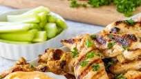 Keto Ranch Chicken with Creamy Buffalo Dip Keto Ranch Chicken with Creamy Buffalo Dip