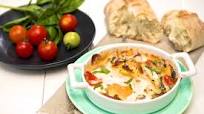 Caprese Style Baked Eggs Caprese Style Baked Eggs