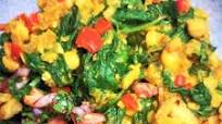 Chickpea Scramble & Baked Potato Squares Chickpea Scramble & Baked Potato Squares