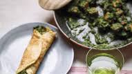Spinach and Paneer Kati Rolls Spinach and Paneer Kati Rolls