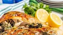 Spinach and mushroom stuffed turkey breast Spinach and mushroom stuffed turkey breast