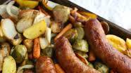 Oktoberfest Sheet Pan Brats with Roasted Vegetables Oktoberfest Sheet Pan Brats with Roasted Vegetables