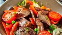 Liver chicken: salad recipe with vegetables Liver chicken: salad recipe with vegetables
