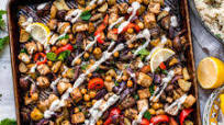 Mediterranean Sheet Pan Dinner Mediterranean Sheet Pan Dinner