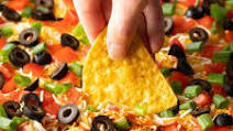 Retro Taco Pizza (Layered Taco Dip) Retro Taco Pizza (Layered Taco Dip)