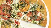 Fresh Mozzarella, Heirloom Tomato, and Basil Pizza Fresh Mozzarella, Heirloom Tomato, and Basil Pizza