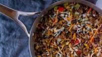 Healthy One Skillet Mexican Inspired Rice and Beef Casserole Recipe Healthy One Skillet Mexican Inspired Rice and Beef Casserole Recipe