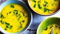 Indian sweetcorn and spinach shorba Indian sweetcorn and spinach shorba