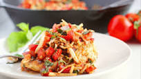 Low Carb Skillet Bruschetta Chicken Low Carb Skillet Bruschetta Chicken