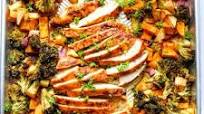 Sheet Pan Chicken and Sweet Potatoes Sheet Pan Chicken and Sweet Potatoes