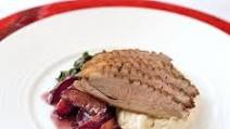Roasted duck breast with plum sauce Roasted duck breast with plum sauce