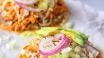 Chicken Tinga Tostadas